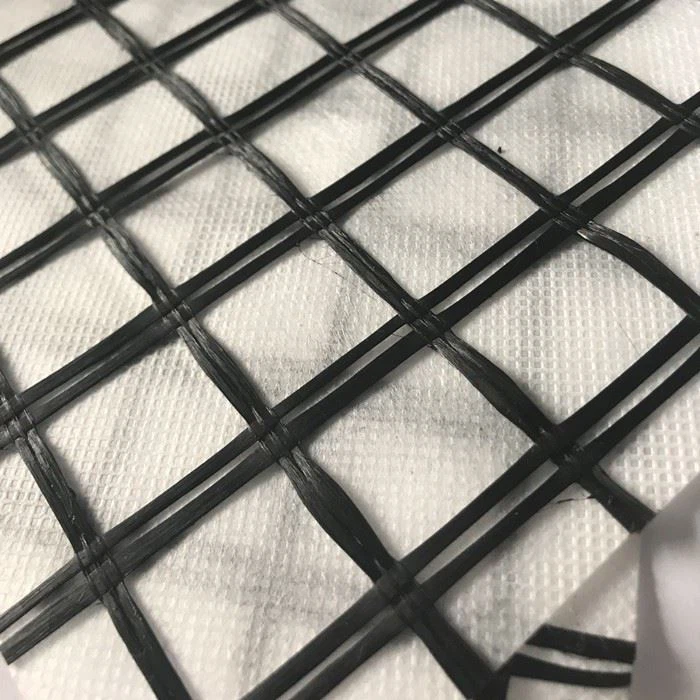 Fiberglass geogrid Composite with Nonwoven geotextile 4
