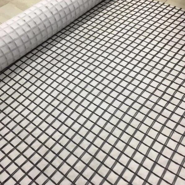 Fiberglass geogrid Composite with Nonwoven geotextile 2